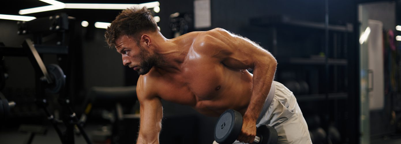 man doing hit exercises to improve low testosterone
